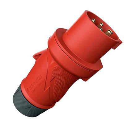 CEE MENNEKES 4pol-Stecker 16A, 400V, IP54, PowerTOP® Xtra mit ErgoCONTACT® Schraubanschluss ** ERSETZT den ME952**