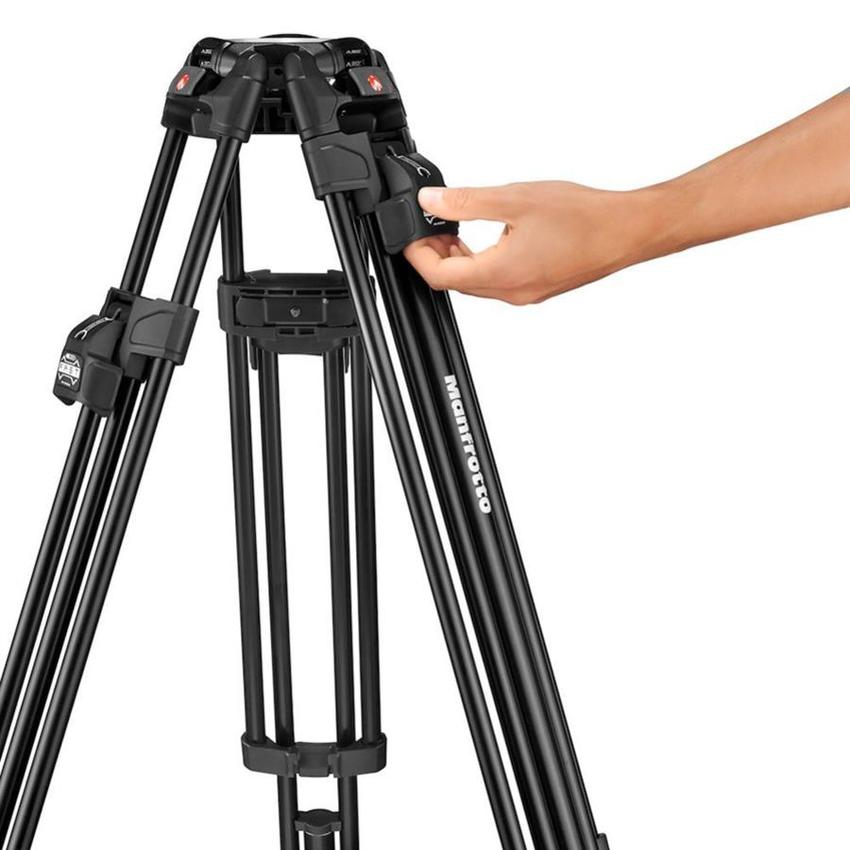 MANFROTTO Doppelrohrstativ 645 Fast Twin Carbon 