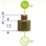 MANFROTTO ADAPTER 3/8 TO 1/4 THREAD 