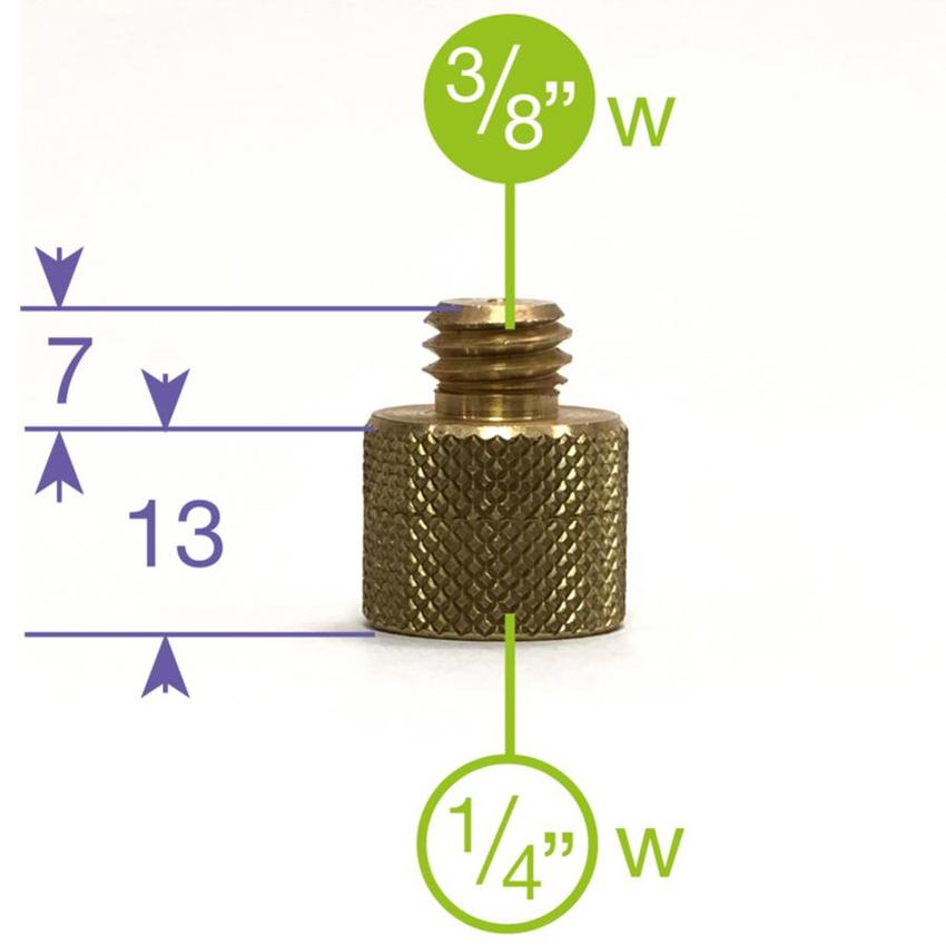 MANFROTTO ADAPTER 3/8 TO 1/4 THREAD 