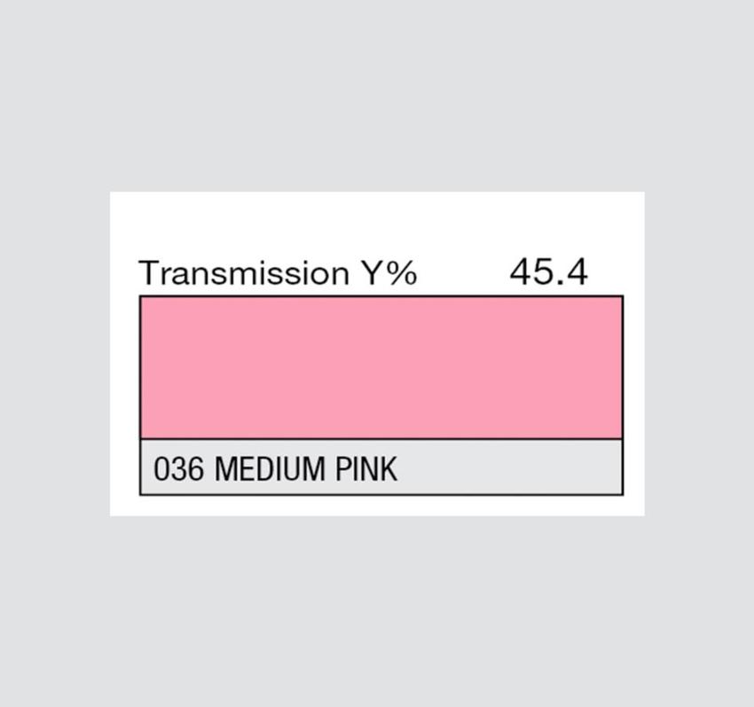 LEE-Filters, Nr. 036, Rolle 762x122cm normal, Medium Pink