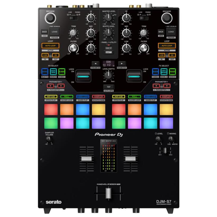 Pioneer DJM-S7, 2-Kanal Battle Mixer m Scratch-Style