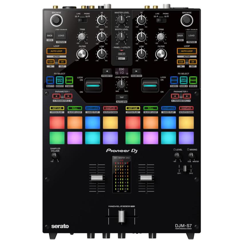 Pioneer DJM-S7, 2-Kanal Battle Mixer m Scratch-Style