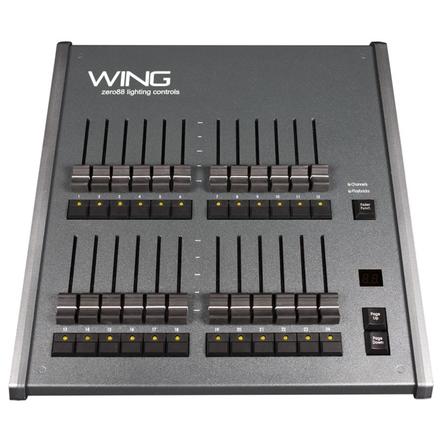 VARILITE USB Wing (Fader-Erweiterung), 24 Fader/Tasten für alle NEO & ZerOS Konsolen, inkl. wing Feet & PC Software
