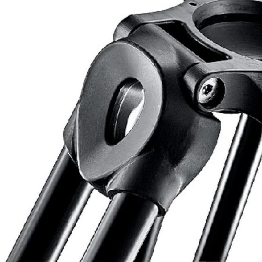 MANFROTTO Aluminium Teleskop Doppelrohr Stativ 