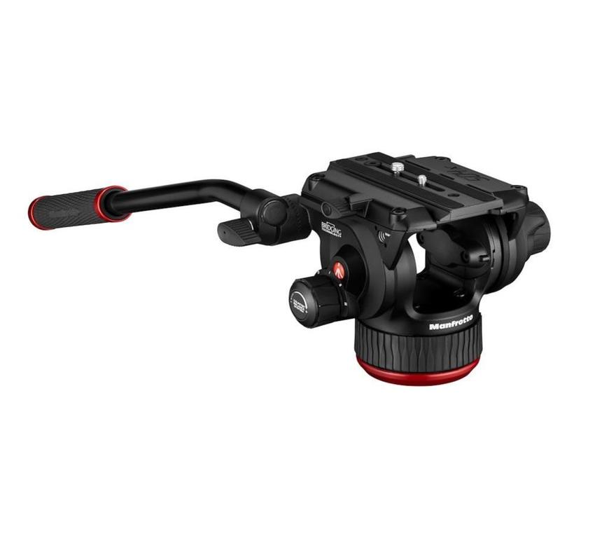 MANFROTTO Fluid-Videokopf 504X mit flacher Basis MVH504XAH