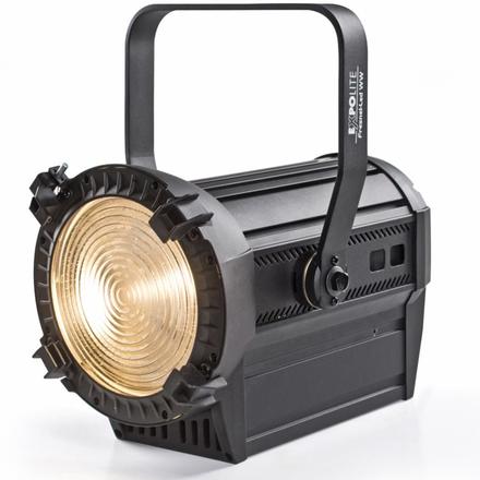 EXPOLITE FresnelLED WW Large, 3200K, 15-60°, CRI>95 inkl. Farbfilterhalter, 300W COB WW, elektr. Zoom