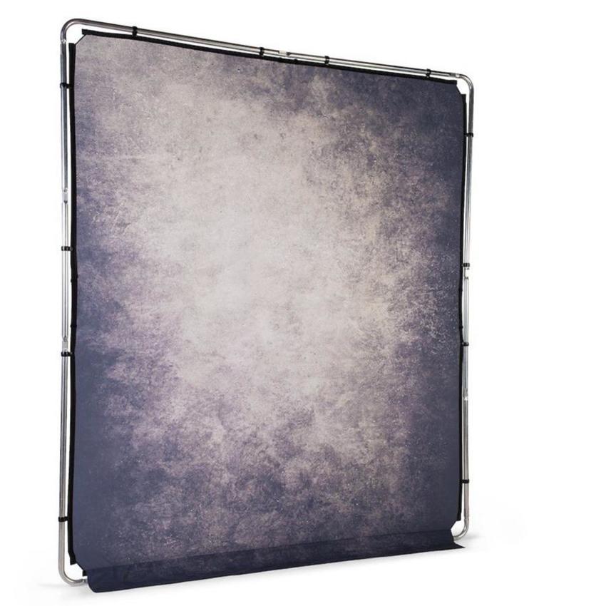 Manfrotto EzyFrame Vintage Cover Smoke, 2 x 2,3m Bespannung im Vintage-Stil, Farbe: Rauchgrau, OHNE Rahmen und Tasche