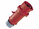 CEE Mennekes, 5pol, 32A/400V, Stecker, Farbe rot, IP44 "ProTOP II", Neue Modele ME3247