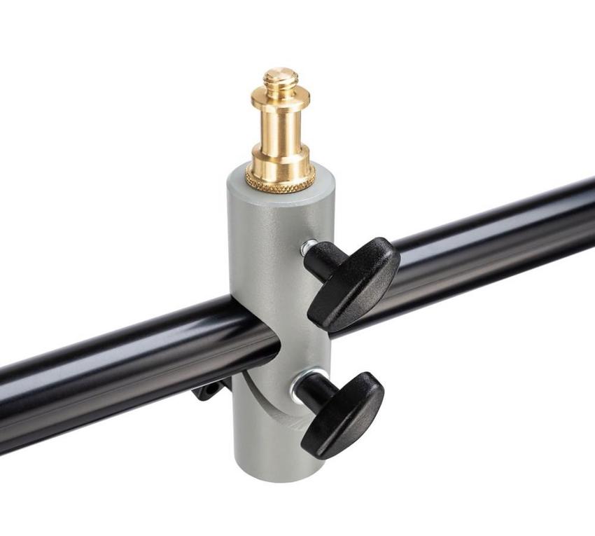 MANFROTTO MICROPHONE SUPPORT BRACKET (Querstange=schwarz, Halterungen = grau)