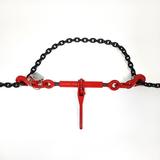 Ultralite Ratschen-Lastenspanner n.EN 12195-3 für 6mm Ketten Ausdrehsicherung, zwei Verkürzungshaken mit Stiftsicherung