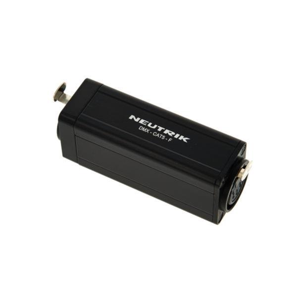 Neutrik RJ45 to female 5 pin XLR In-line DMX to RJ45 Adapter