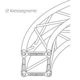 LITEC QX30SAC1600A12  Ø=1600cm Kreis - 12 Sektionen ST 29 cm. square - Circle ext. diam cm. 1600, 12 sect