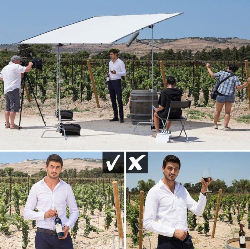 Lastolite Skylite Rapid Stoff extra groß 3x3m 0,75 Blenden Diffusor