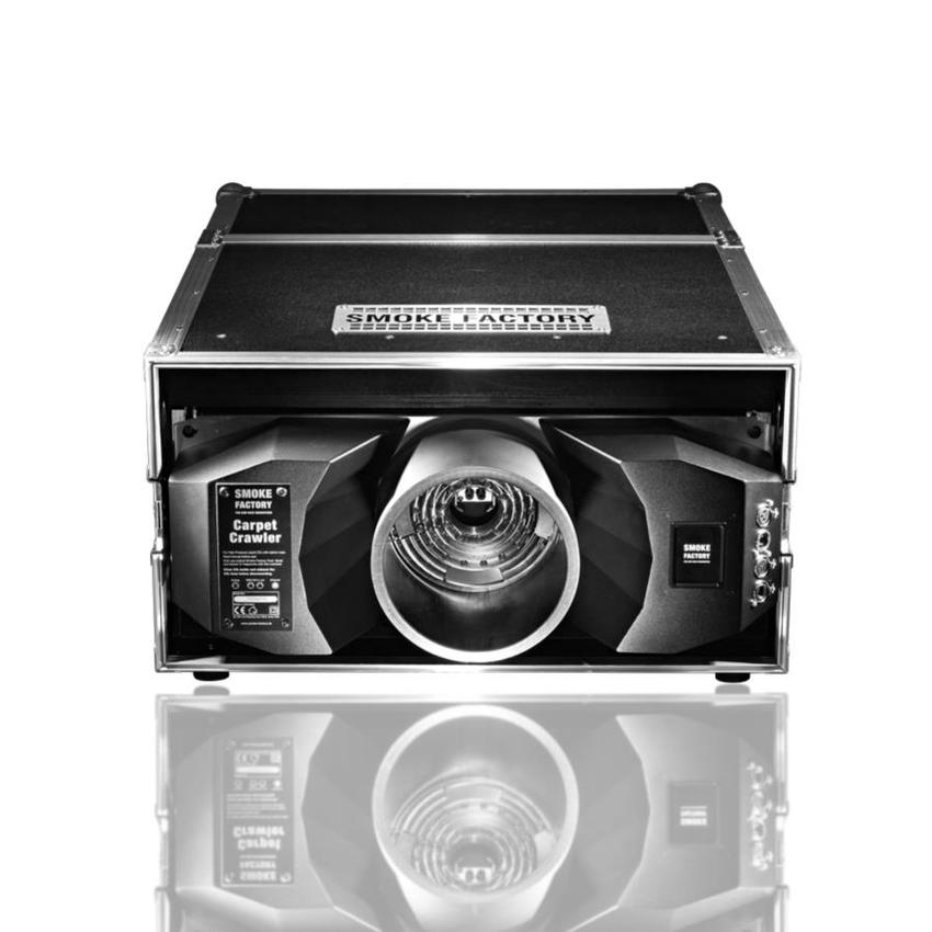 Smoke Factory Carpet Crawler CO² Kühler   HIGH PRESSURE inkl. Case & Spock Nebelmaschine