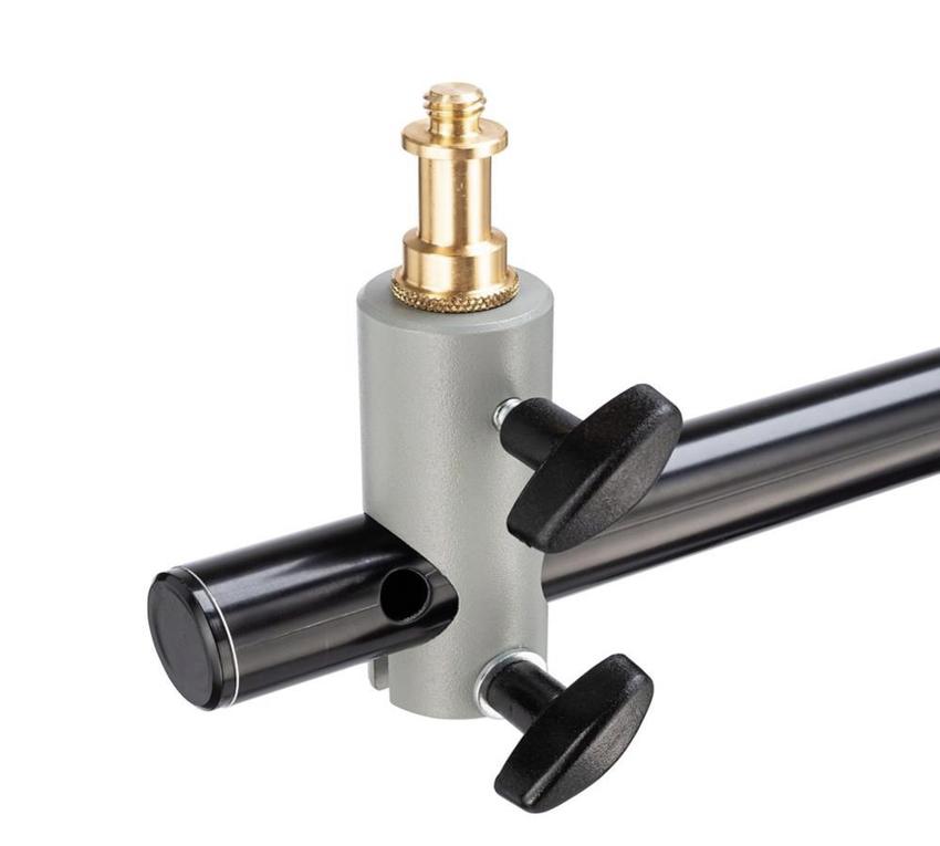 MANFROTTO MICROPHONE SUPPORT BRACKET (Querstange=schwarz, Halterungen = grau)