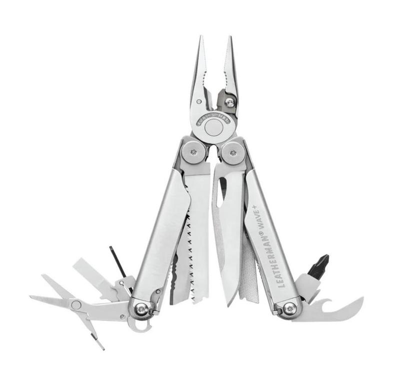 Leatherman WAVE PLUS, Farbe silber, inklusive Tasche Verpackung Box