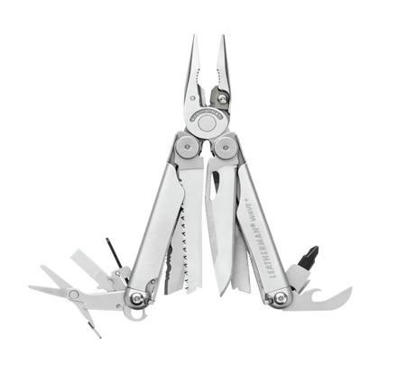 Leatherman WAVE PLUS, Farbe silber, inklusive Tasche Verpackung Box