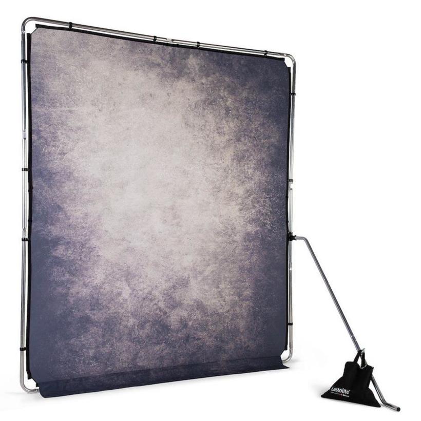 Manfrotto EzyFrame Vintage Cover Smoke, 2 x 2,3m Bespannung im Vintage-Stil, Farbe: Rauchgrau, OHNE Rahmen und Tasche