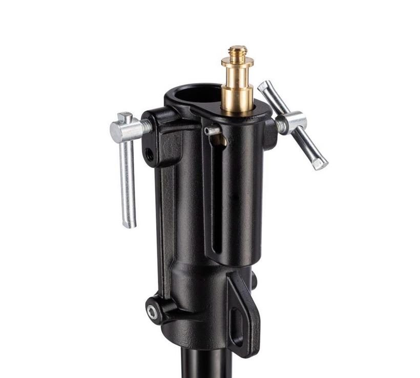 MANFROTTO EXTENSION 2 SECTIONS ALUMINIUM BLACK Alu Stativ-Verlängerung, 2 Segmente, schwarz