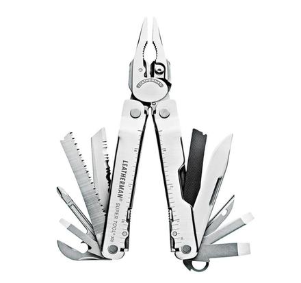Leatherman SUPER TOOL 300, Farbe silber, inklusive Tasche, Verpackung Box, 19 Werkzeuge warten auf ihre Arbeit!
