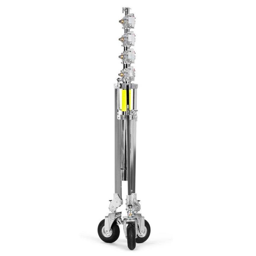 MANFROTTO STRATO SAFE CRANK-UP STAND EQUIPPED WITH PNEUMATIC WHEELS