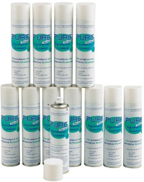 Look Pure Equipment-Cleaner, Karton mit 12 Sprühdosen/400ml **** Karton mit 12 Sprühdosen ****