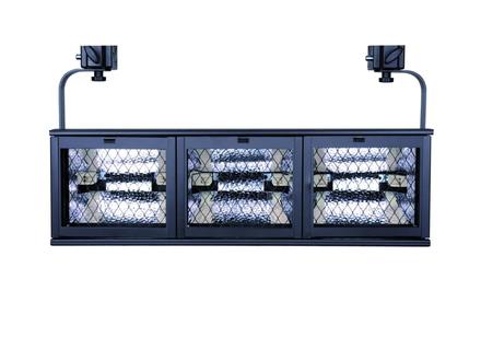 Ultralite Fluter, 3-fach, symmetrisch, 3x500W, Filterrahmen, * AUSLAUFARTIEL / RESTPOSTEN *