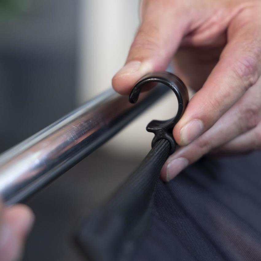 Manfrotto EzyFrame Vintage Walnut, 2 x 2,3m  Hintergrund im Vintage-Stil, Farbe: Nussbaum, inkl. Rahmen & Tasche