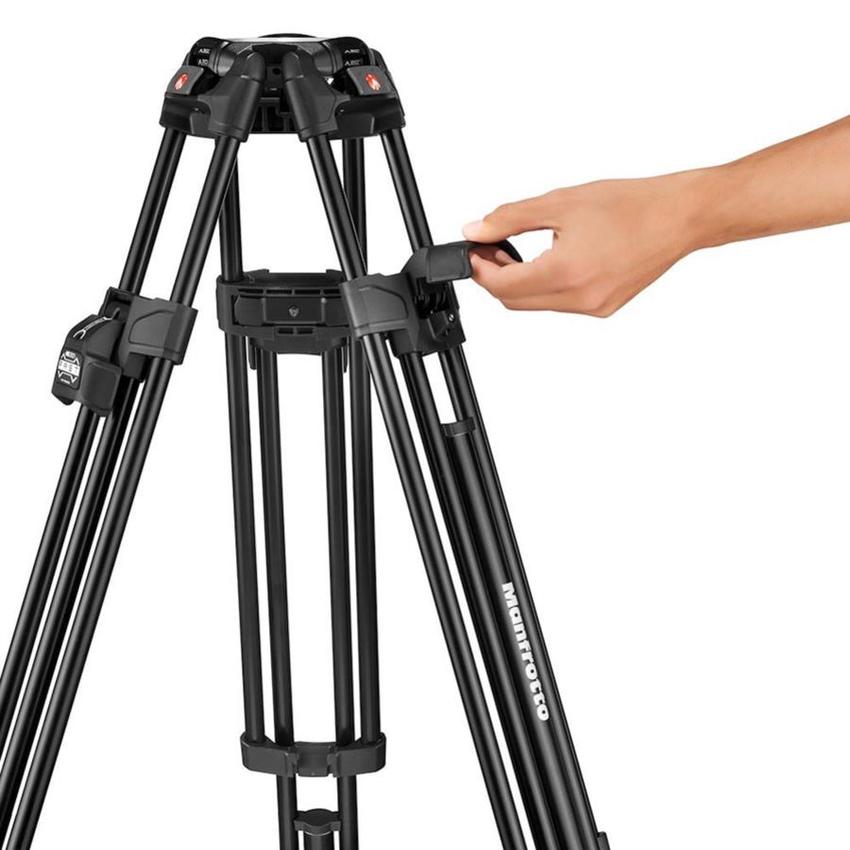 MANFROTTO Doppelrohrstativ 645 Fast Twin Carbon 