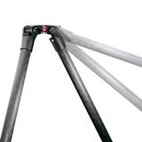 MANFROTTO MPRO Carbon Videostativ mit 75/100mm Halbschale 4 Segmente