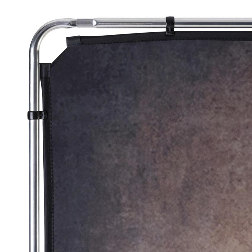 Manfrotto EzyFrame Vintage Walnut, 2 x 2,3m  Hintergrund im Vintage-Stil, Farbe: Nussbaum, inkl. Rahmen & Tasche