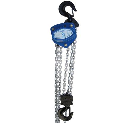 Tralift Handkettenzug 2.0to, 8m Hubkette 14m Handkette