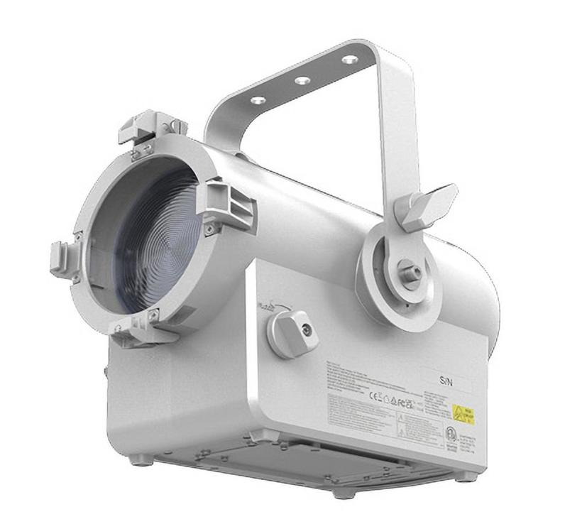 VL600 ACCLAIM FRESNEL, 150W Multichromatic Light Engine, RGB LLED Fresnel,150W, manuell einstellbar, weißes Gehäuse