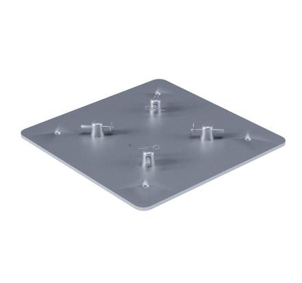 Litec FP25M  Universal 25cm truss floor plate, 500x500mm, 8mm thick, (incl. connectors K370), Bodenplatte