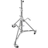 MANFROTTO STAINLESS LOW BASE SUPER WIND UP STAND 29 WITH FOAM WHEELS (474)