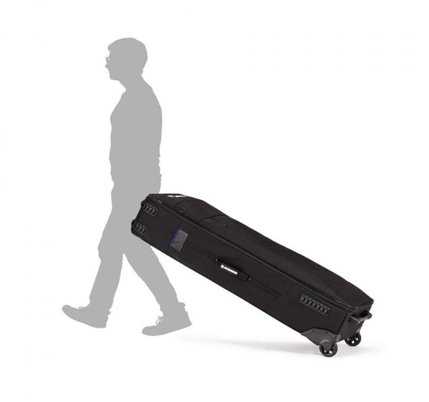 AVENGER TRIPLE C ROLLER CASE FOR DETACHABLE C-STANDS 