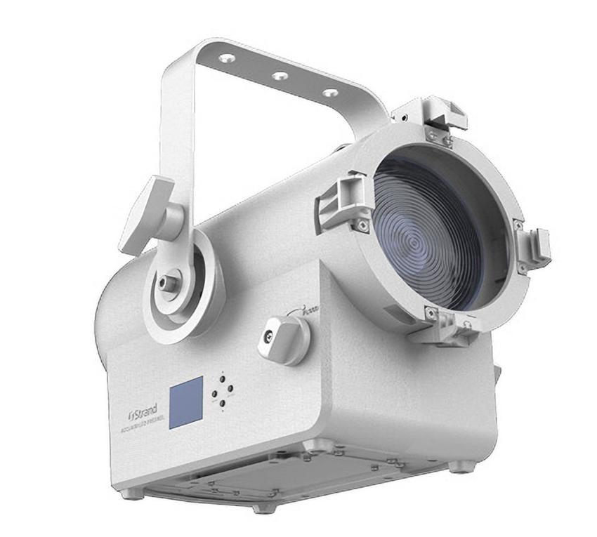 VL600 ACCLAIM FRESNEL, 150W Multichromatic Light Engine, RGB LLED Fresnel,150W, manuell einstellbar, weißes Gehäuse