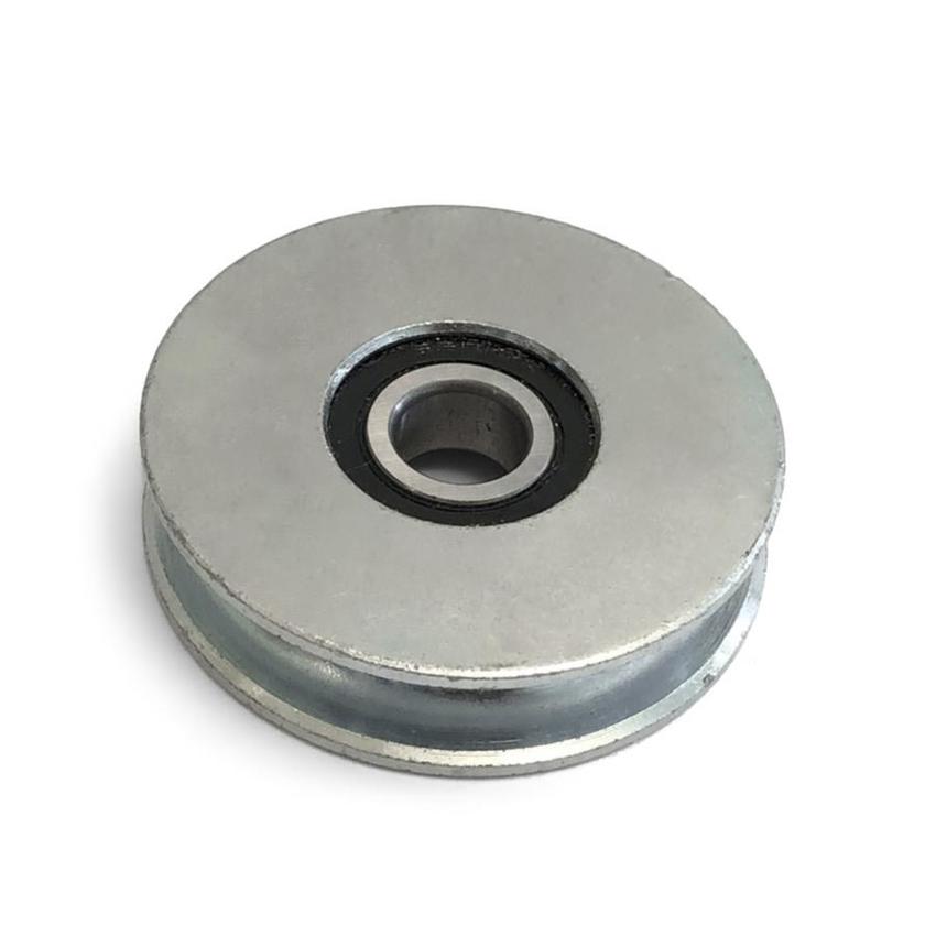 Fantek Ersatzteil / Sparepart, Code: RT-104/014 Roldana acero, Umlenkrolle aus Stahl Ø60mm