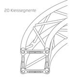 LITEC QX30SAC2200A20  Ø=2200cm Kreis - 20 Sektionen ST 29 cm. square - Circle ext. diam cm. 2200, 20 sect.