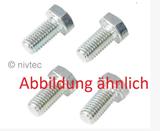 Nivtec Ersatzteil, Sechskanntschraube M12x25 für Geländer Set bestehend aus 4 Stück, schwarz