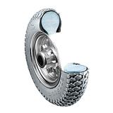 MANFROTTO STAINLESS LOW BASE SUPER WIND UP STAND 29 WITH FOAM WHEELS (474)