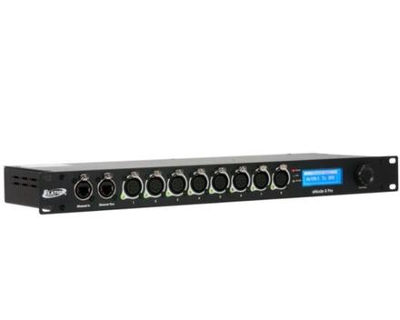ELATION eNode 8 Pro, Artnet Node, 8 Universen XLR 5 pol, etherCON, schwarz