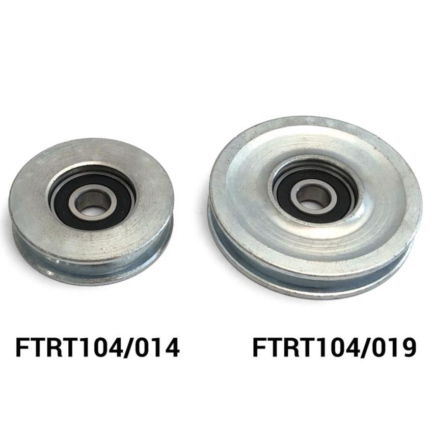Fantek Ersatzteil / Sparepart, Code: RT-104/014 Roldana acero, Umlenkrolle aus Stahl Ø60mm