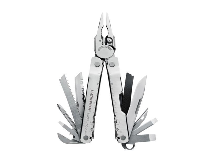 Leatherman SUPER TOOL 300, Farbe silber, inklusive Tasche, Verpackung Box, 19 Werkzeuge warten auf ihre Arbeit!