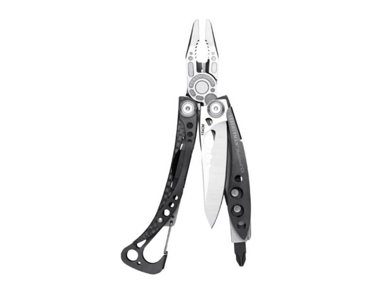 Leatherman SKELETOOL CX, Farbe silber/schwarz ohne Tasche, Verpackung Box,    *RESTPOSTEN*