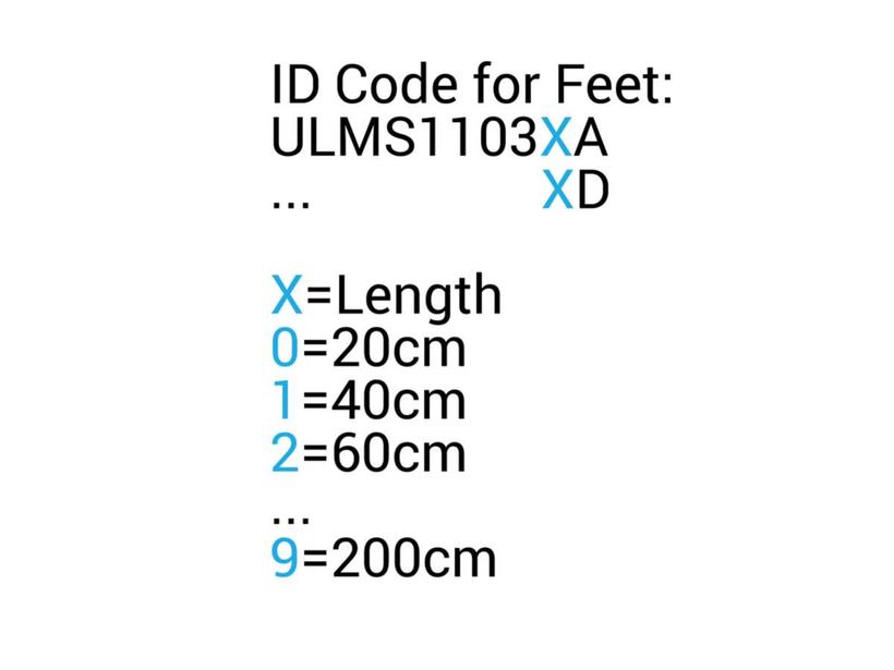 Ultralite Maxistage Steckfuß 60cm, 60x60x3mm, mit nicht verstellbarer Kappe