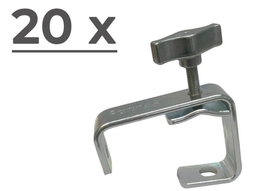 MANFROTTO STAGE CLAMP  *** SET OF 20 *** -->Klemmbereich: 30-52mm