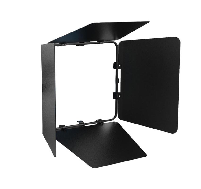 VL600+ ACCLAIM FRESNEL, Barndoor - 4 Leaf , Black, Flügeltor für ACCLAIM LED FRESNEL VL600+, 4-flügelig, Schw.
