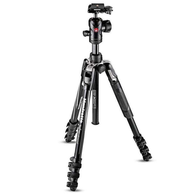 MANFROTTO Befree Advanced Alu Reisestativ QPL mit Kugelkopf, schwarz